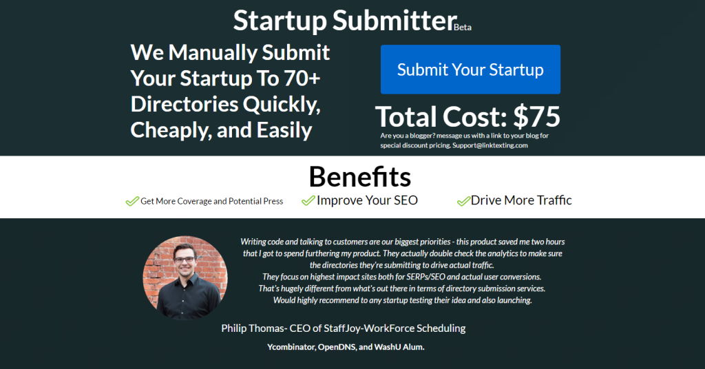 Startup Submitter